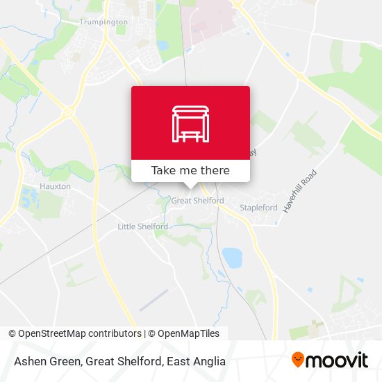 Ashen Green, Great Shelford map