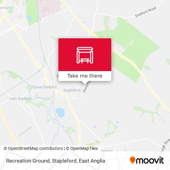 Recreation Ground, Stapleford map