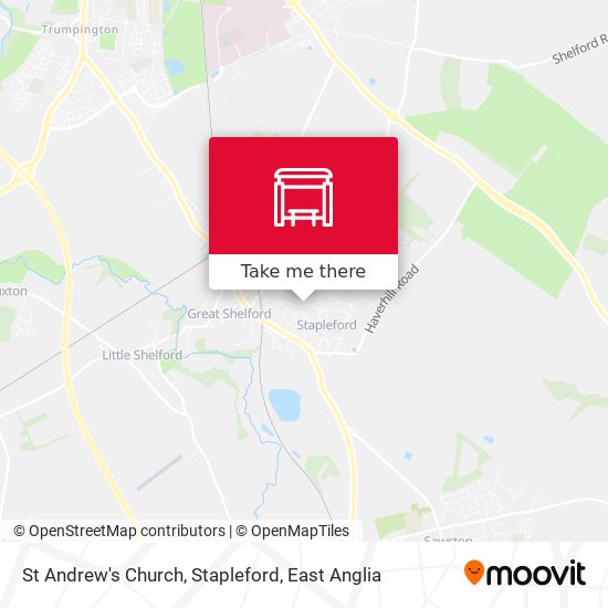 St Andrew's Church, Stapleford map