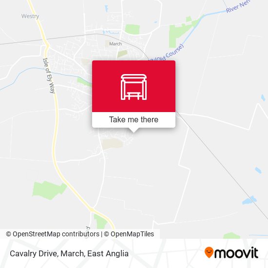 Cavalry Drive, March map