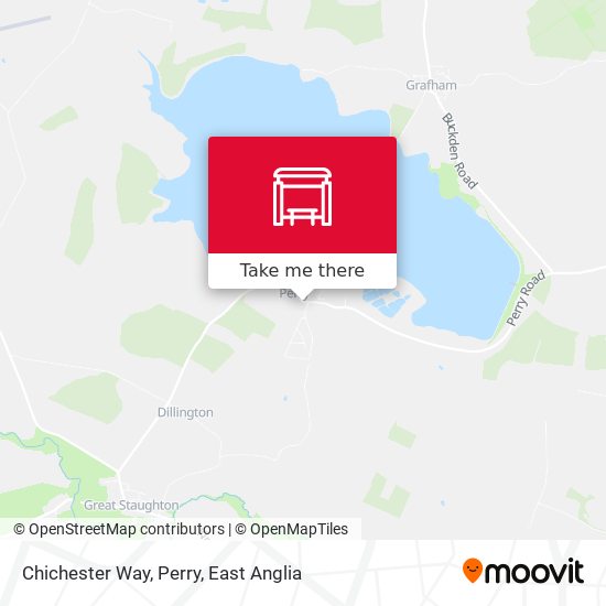 Chichester Way, Perry map