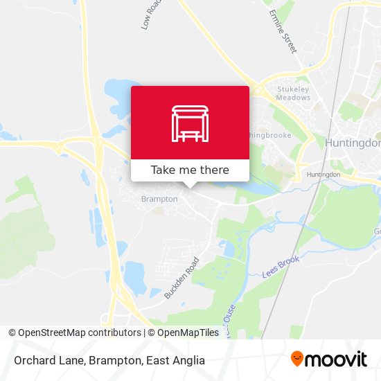 Orchard Lane, Brampton map