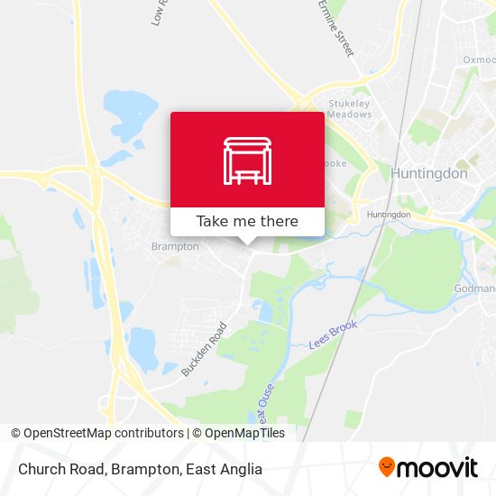Church Road, Brampton map