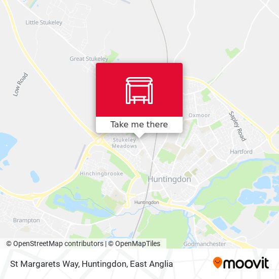 St Margarets Way, Huntingdon map