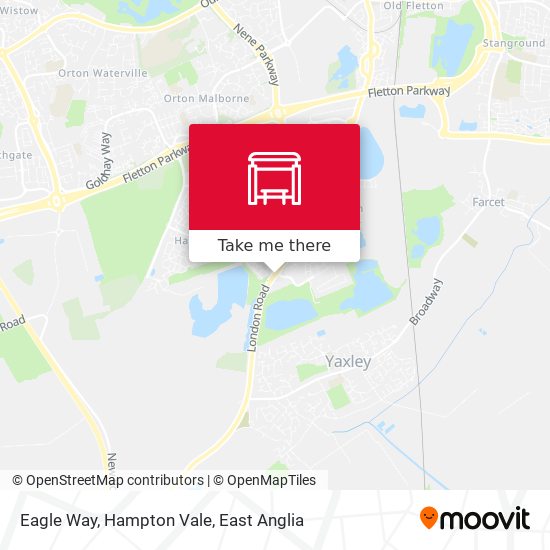 Eagle Way, Hampton Vale map