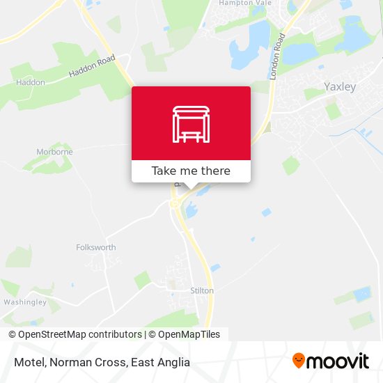 Motel, Norman Cross map