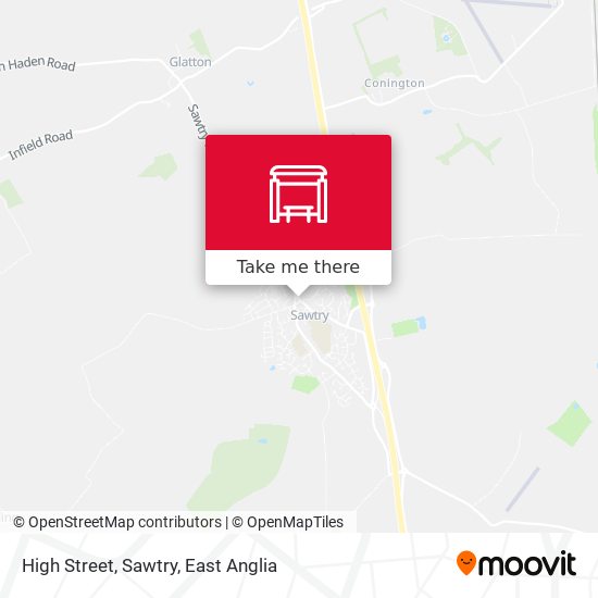 High Street, Sawtry map