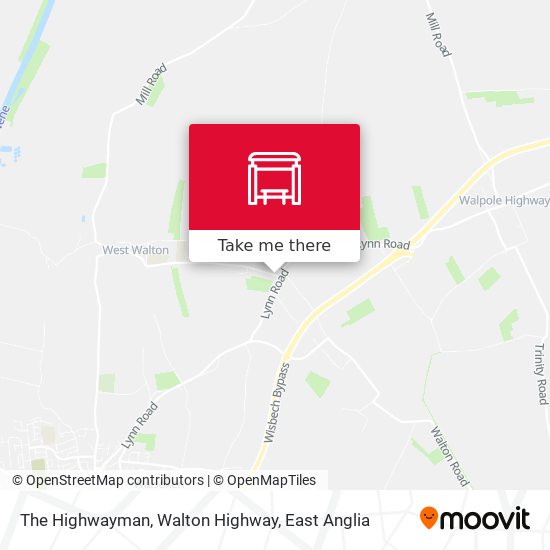 The Highwayman, Walton Highway map