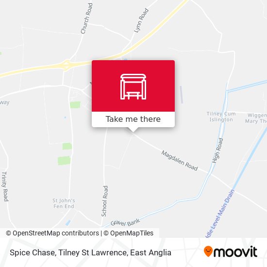 Spice Chase, Tilney St Lawrence map