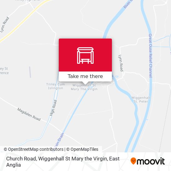 Church Road, Wiggenhall St Mary the Virgin map