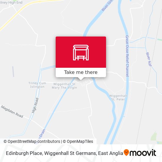 Edinburgh Place, Wiggenhall St Germans map