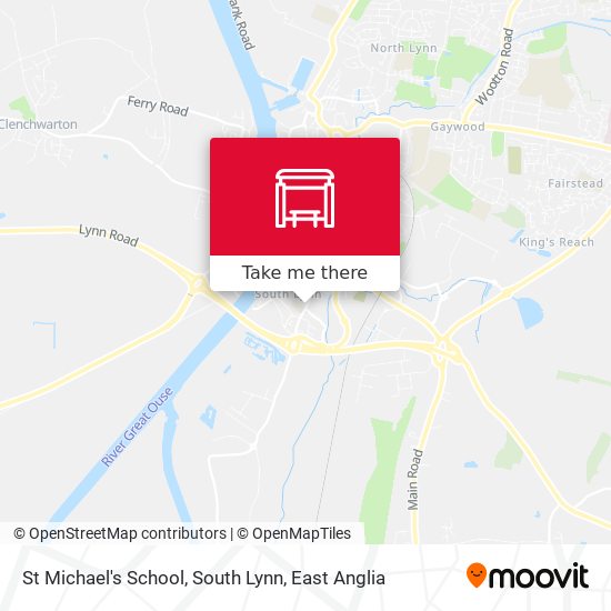 St Michael's School, South Lynn map