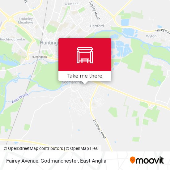 Fairey Avenue, Godmanchester map