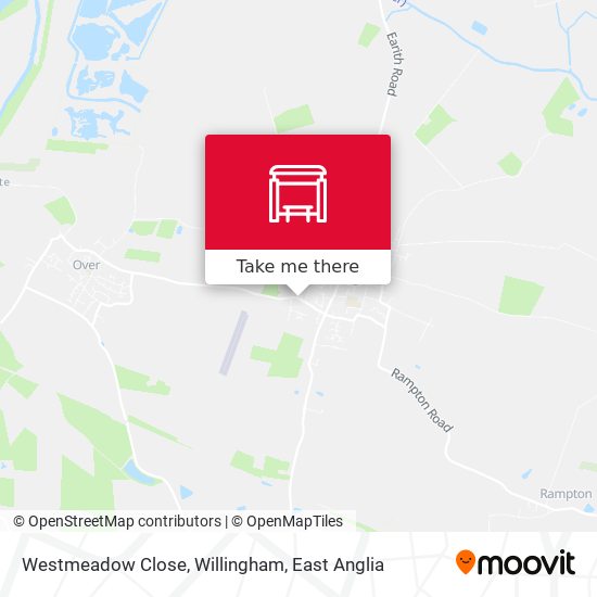 Westmeadow Close, Willingham map