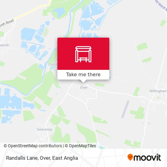 Randalls Lane, Over map