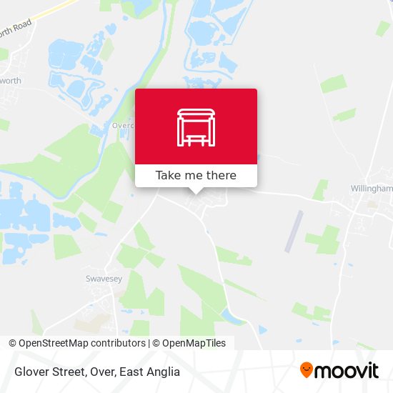 Glover Street, Over map