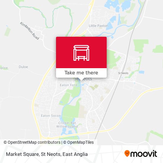 Market Square, St Neots map