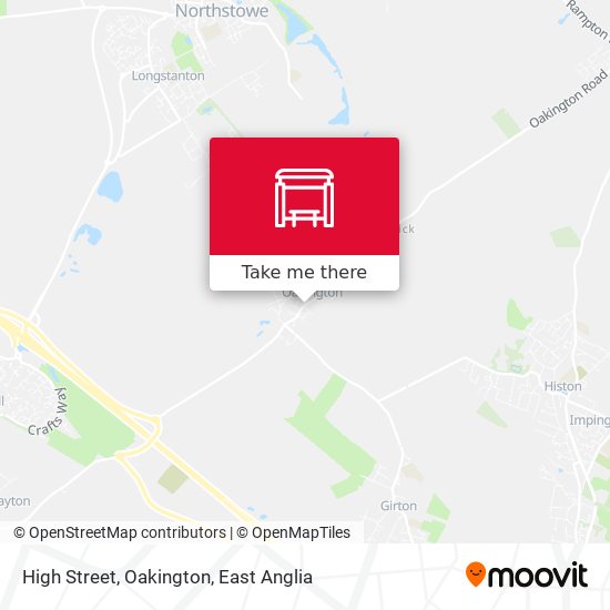 High Street, Oakington map