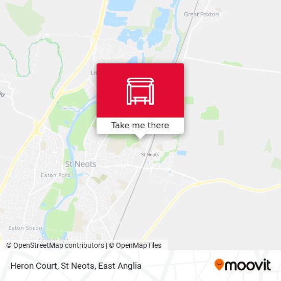 Heron Court, St Neots map