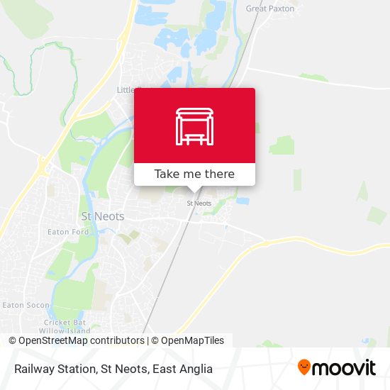 Railway Station, St Neots map