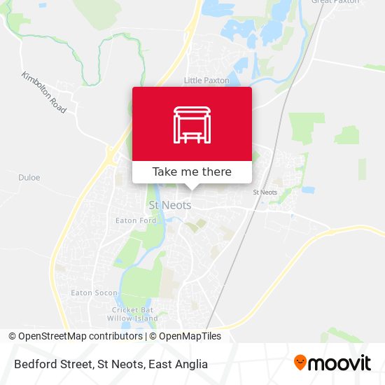 Bedford Street, St Neots map