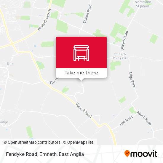 Fendyke Road, Emneth map