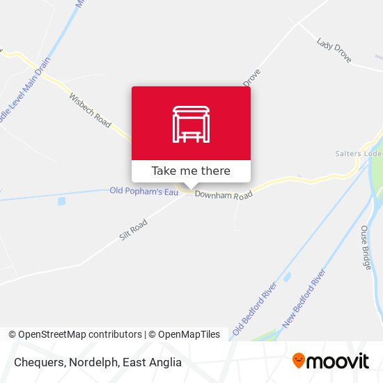 Chequers, Nordelph map