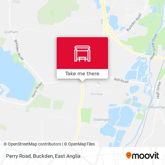 Perry Road, Buckden map