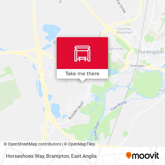 Horseshoes Way, Brampton map