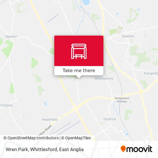 Wren Park, Whittlesford map