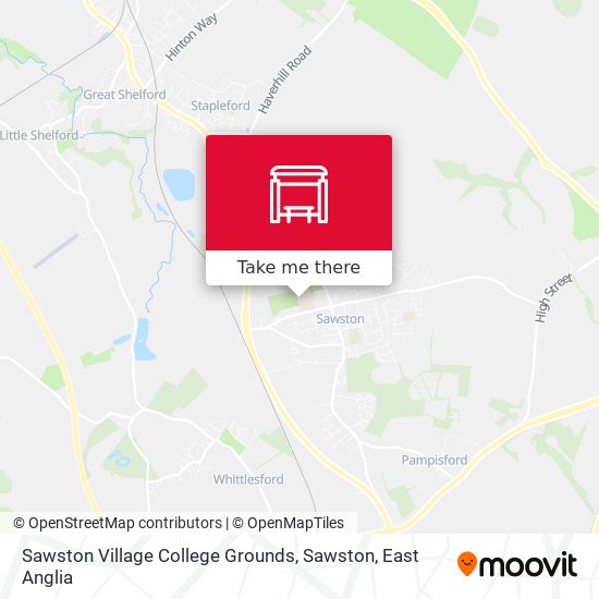 Sawston Village College Grounds, Sawston map