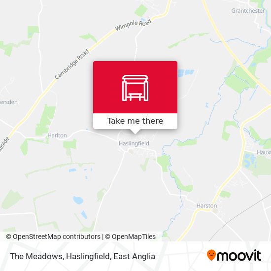 The Meadows, Haslingfield map