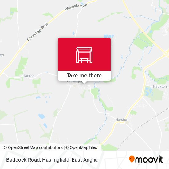 Badcock Road, Haslingfield map