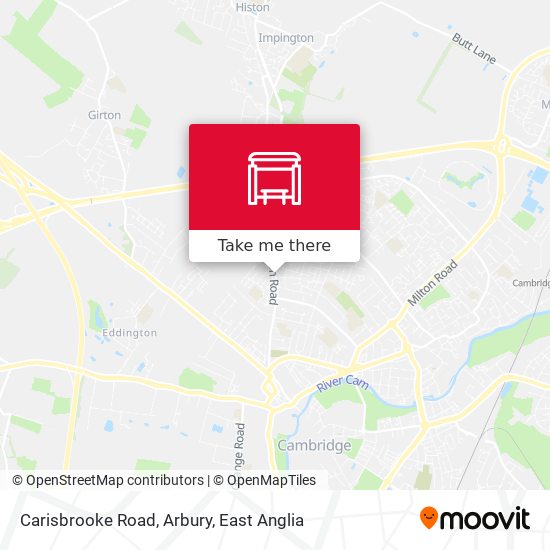 Carisbrooke Road, Arbury map