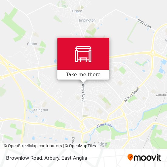 Brownlow Road, Arbury map