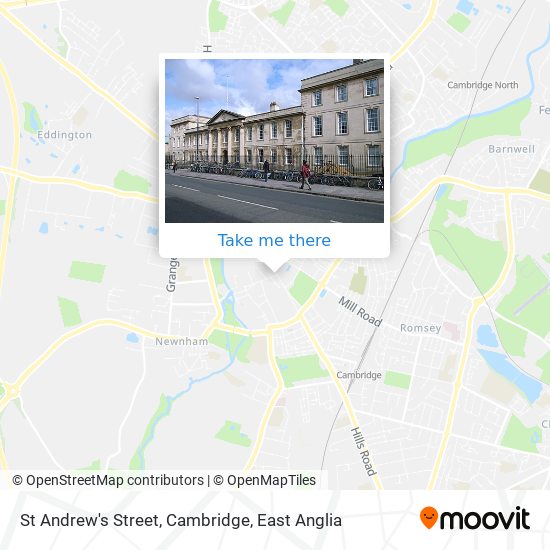 St Andrew's Street, Cambridge map