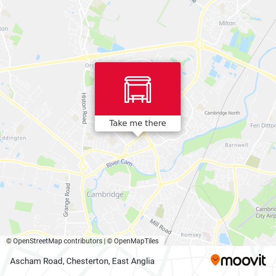 Ascham Road, Chesterton map