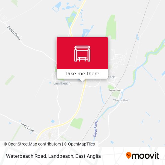 Waterbeach Road, Landbeach map