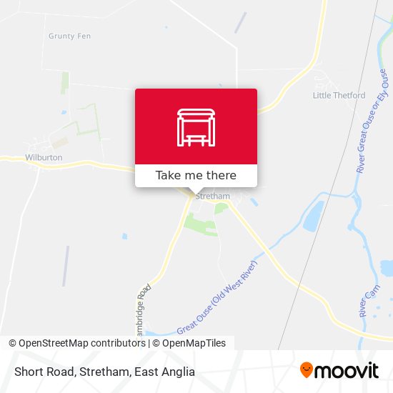 Short Road, Stretham map