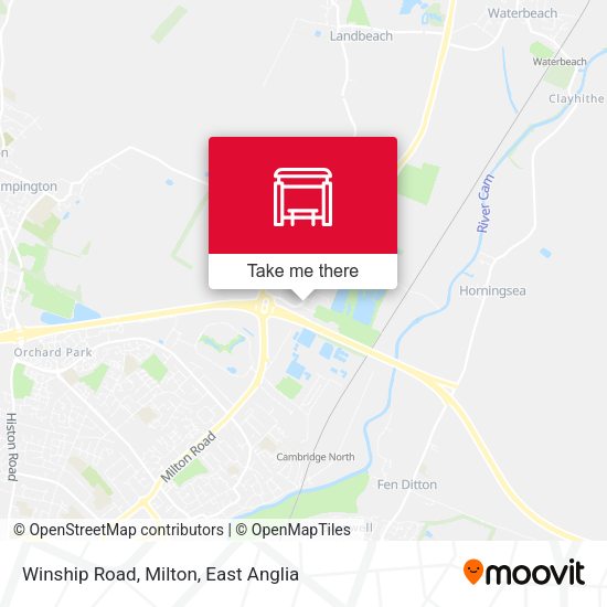 Winship Road, Milton map