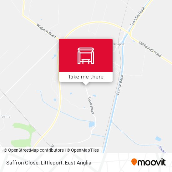 Saffron Close, Littleport map