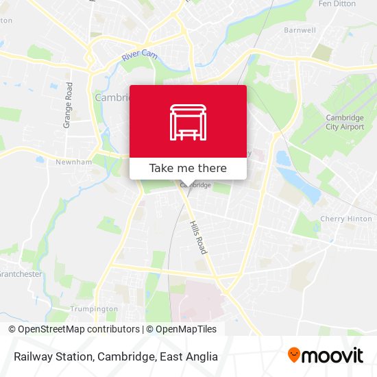 Railway Station, Cambridge map