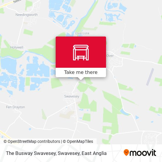 The Busway Swavesey, Swavesey map