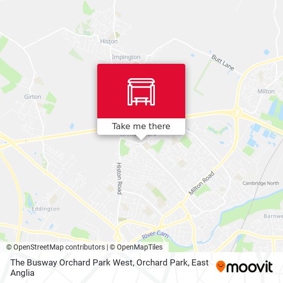 The Busway Orchard Park West, Orchard Park map