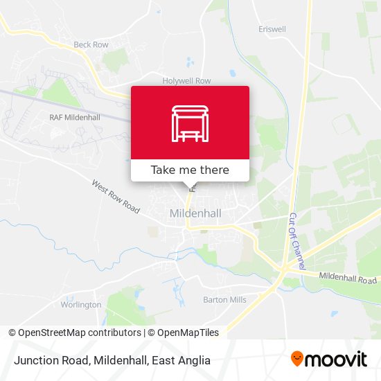 Junction Road, Mildenhall map
