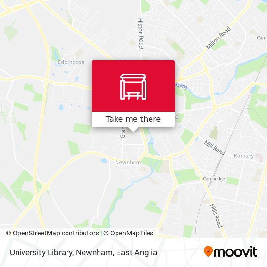 University Library, Newnham map
