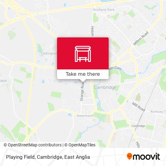 Playing Field, Cambridge map