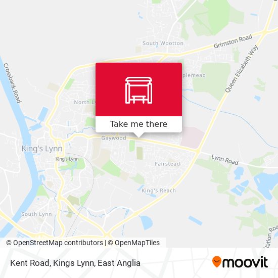 Kent Road, Kings Lynn map