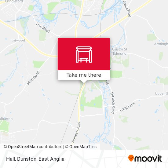 Hall, Dunston map