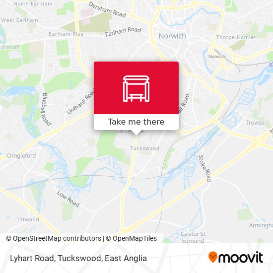 Lyhart Road, Tuckswood map